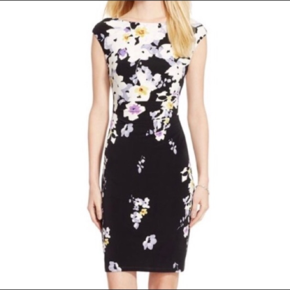Ralph Lauren floral sheath dress - size 8
